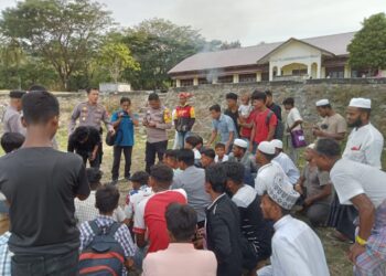 Polisi Kawal 141 Rohingya Camp Ladong Yang dipindahkan ke Padang Tiji