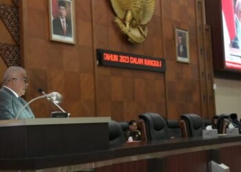 Sekda Sampaikan LKPJ Gubernur Aceh Tahun Anggaran 2022 dalam Paripurna DPR Aceh