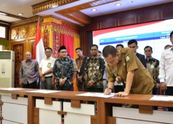 Penjabat Gubernur Aceh dan 18 Perusahaan Teken Kesepakatan Rencana Kerja CSR 2023