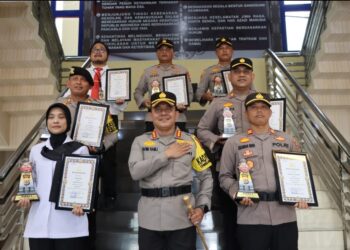 Subsatker dan Polsek Jajaran Terbaik, Dapat Penghargaan dari Kapolresta Banda Aceh