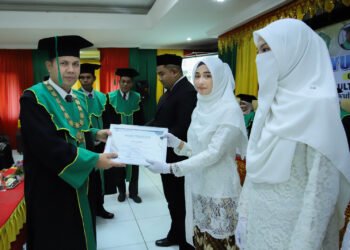 Luluskan 77 Sarjana, Dekan FUF UIN Ar-Raniry Ingatkan Alumni Harus Memiliki Akhlak Terpuji