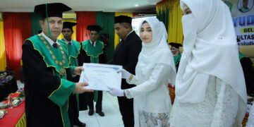Luluskan 77 Sarjana, Dekan FUF UIN Ar-Raniry Ingatkan Alumni Harus Memiliki Akhlak Terpuji
