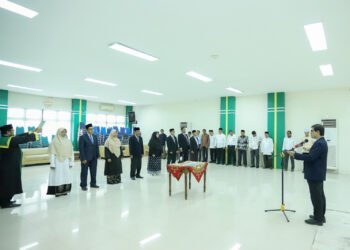 UIN Ar-Raniry Lantik 8 Dosen Dengan Tugas Tambahan, Ini Pesan Rektor