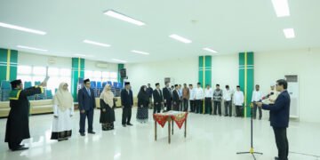 UIN Ar-Raniry Lantik 8 Dosen Dengan Tugas Tambahan, Ini Pesan Rektor