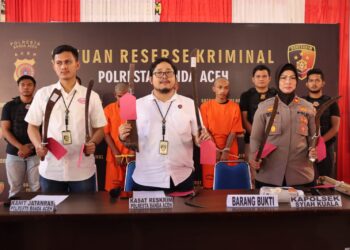 Polresta Banda Aceh Tetapkan Enam Tersangka Tindak Pidana Kekerasan Berat di Banda Aceh