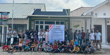 Mahasiswa dan Pelajar Kampung Bebas Narkoba Rima Jeuneu Ikrar Bersama “Ayo Lawan Narkoba”