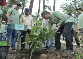 Asisten III Sekda Aceh Hadiri Gerakan Menanam Pohon di Saree