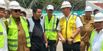 Tinjau Pembangunan Venue PON XXI, Pj Gubernur Aceh Optimistis Rampung Akhir Juli