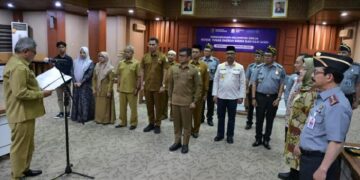 Sekda Kukuhkan Pokja Gugus Tugas Bisnis dan HAM Aceh