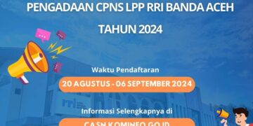 RRI Banda Aceh Buka Formasi CPNS 2024