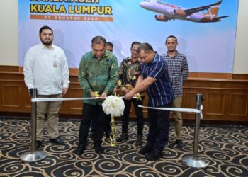 Pj Bupati Aceh besar hadiri Peresmian rute baru maskapai Air Jet