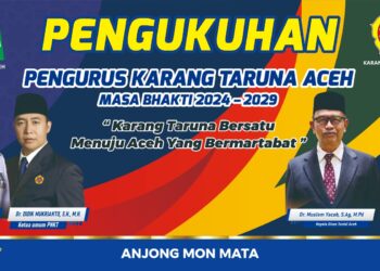 Pj Gubernur Aceh Lantik Pengurus Karang Taruna Aceh 2024-2029