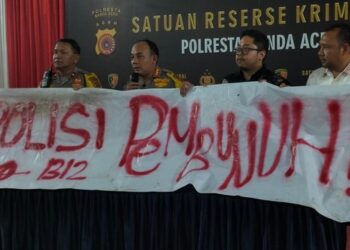 Pasang Spanduk ‘Polisi Pembunuh’, 6 Mahasiswa di Aceh Jadi Tersangka