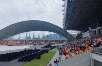 Pembukaan PON XXI 2024, Ribuan Masyarakat Aceh Mulai Memadati Stadion Harapan Bangsa