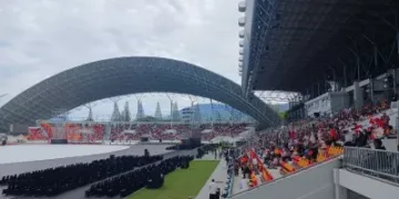Pembukaan PON XXI 2024, Ribuan Masyarakat Aceh Mulai Memadati Stadion Harapan Bangsa