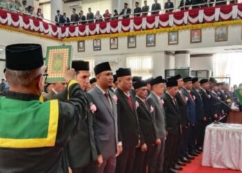45 Anggota DPRK Aceh Utara Terpilih Dilantik