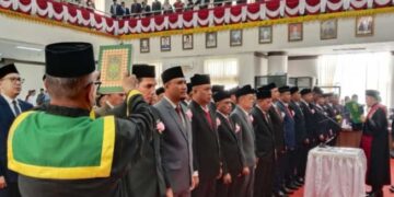 45 Anggota DPRK Aceh Utara Terpilih Dilantik