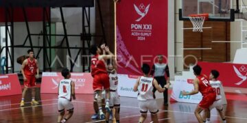 Kontingen Sulsel Menang Di Pertandingan Pembuka Basket PON