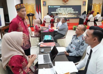 Pejabat Kemenkumham Aceh Ikuti Penilaian Kompetensi