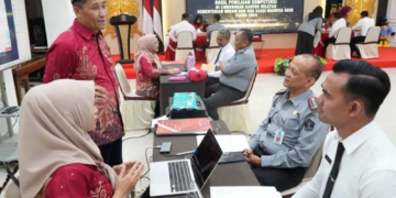 Pejabat Kemenkumham Aceh Ikuti Penilaian Kompetensi