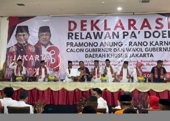 Pendukung Anies Bentuk Relawan Padoel Dukung Pramono Rano di Pilkada Jakarta