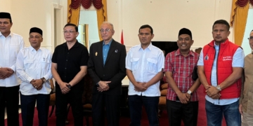 Utusan PrabowoTemui Wali Nanggroe Bahas Otsus dan Keamanan Pilkada 2024 di Aceh