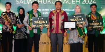 Raihan dan Nadya Dinobatkan sebagai Duta Pelajar Sadar Hukum 2024