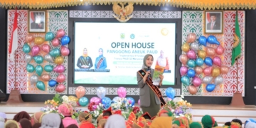 Momen Istimewa Bunda PAUD Aceh Hadiri Panggong Aneuk PAUD di Pendopo 