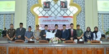 DPRK Gelar Paripurna Hasil Penetapan Pasangan Calon Wali Kota dan Wakil Wali Kota Banda Aceh Periode 2025-2030