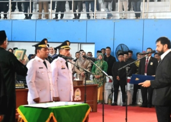Syech Muharram dan Syukri A Jalil Dilantik sebagai Bupati dan Wakil Bupati Aceh Besar Periode 2025-2030