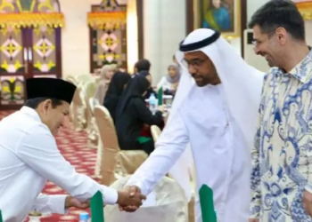 Wagub Aceh Berbuka Puasa Bersama Dubes Uni Emirat Arab di Meuligoe