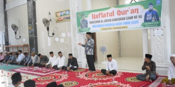 Kakanwil Kemenag Aceh Hadiri Penutupan Al-Qur’an Ramadhan Camp dan Bukber di MAN IC Aceh Timur