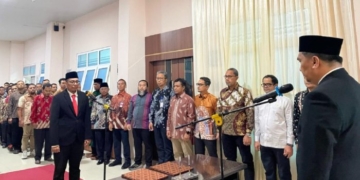 Asisten II Sekda Aceh Hadiri Pelantikan Wakil Kepala BPMA