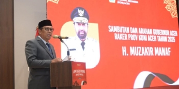 Plt Sekda Buka Rakerprov KONI Aceh