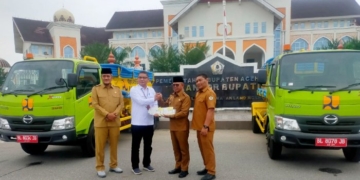 Aceh Utara Terima Dua Unit Mobil Tangki dan 1.177 Septik Tank