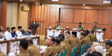 Mualem Luncurkan Aplikasi e-Proposal BRA untuk Mempermudah Penyaluran Bantuan Korban Konflik