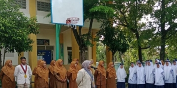 PII Banda Aceh Jadi Pembina Upacara di SMPN 5, Tanamkan Nilai Kepemimpinan Sejak Dini