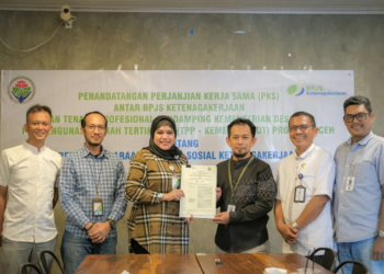 TPP Kemendesa Aceh Kini Terdaftar dalam Tiga Program BPJS Ketenagakerjaan