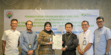 TPP Kemendesa Aceh Kini Terdaftar dalam Tiga Program BPJS Ketenagakerjaan