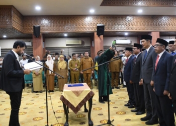 Lantik Pejabat Eselon II, III, dan IV, Ini Pesan Gubernur Aceh