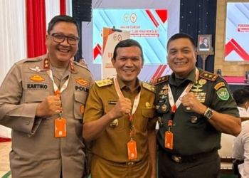 Wagub Bersama Pangdam IM dan Kapolda Aceh Kompak Hadiri Sarasehan Kebangsaan