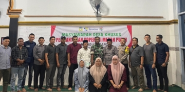 Musyawarah Desa Khusus Pembentukan Koperasi Merah Putih di Gampong Lambaro