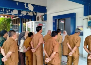 Pimpin Apel Perdana Pasca Lebaran, Plt Camat Kuta Alam Apresiasi Kehadiran Pegawai
