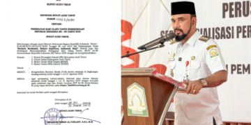 Intruksi Bupati Aceh Timur Tentang Peringatan Hari Ulang Tahun Kemerdekaan RI Ke-80 Tahun 2025