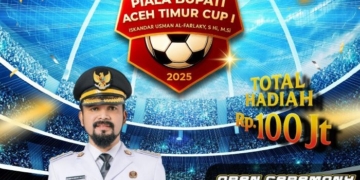 Turnamen Sepak Bola Bupati Aceh Timur Cup I Digelar