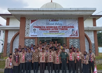Bupati Al-Farlaky Buka Musyawarah Cabang IV Pramuka Aceh Timur