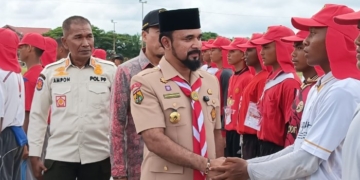 Tinjau Latihan Paskibraka Aceh Timur Bupati Al-Farlaky: Kalian Adalah Putra-Putri Terpilih