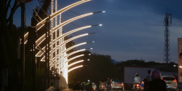 Pemko Banda Aceh Pasang 456 Lampu LED untuk Terangi Kota