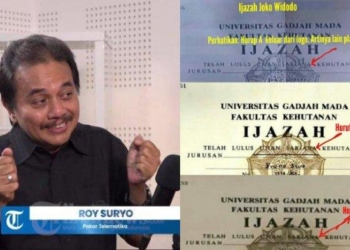 Roy Suryo Klaim Ijazah Jokowi 99,99 Persen Palsu