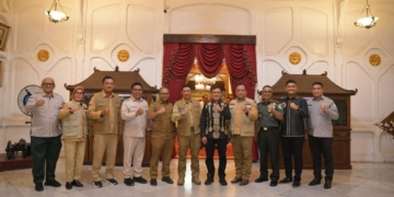 Wagub Fadhlullah Ramah Tamah dengan Kepala BNPB